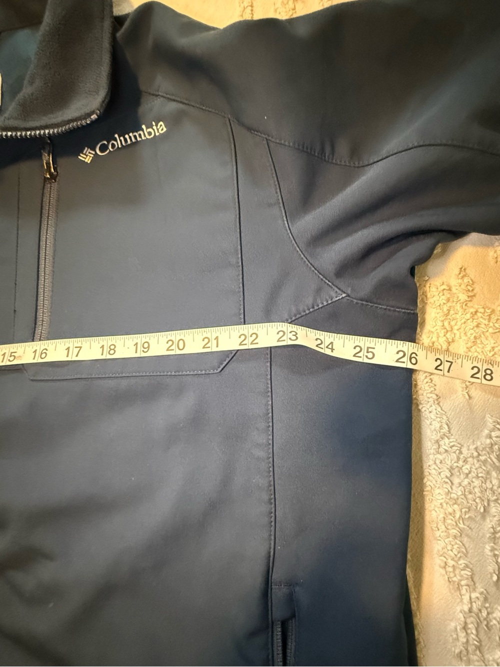 Columbia Men’s Dark Blue Full-Zip Jacket - Picture 9 of 10
